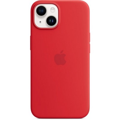 Чехол Apple iPhone 14 Silicone MagSafe - (PRODUCT)RED - фото 24989