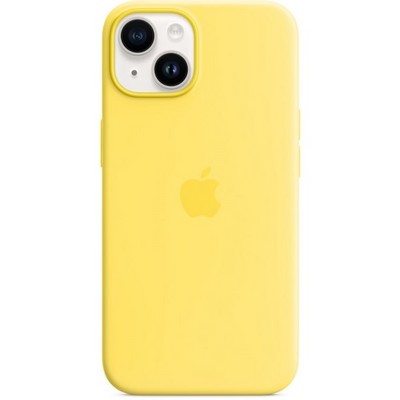 Чехол Apple iPhone 14 Silicone MagSafe - Canary Yellow - фото 24992
