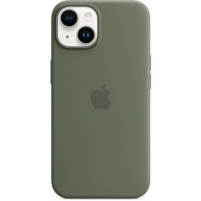Чехол Apple iPhone 14 Silicone MagSafe - Olive - фото 25010