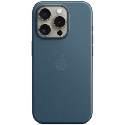 Чехол Apple iPhone 15 Pro FineWoven Case with MagSafe - Pacific Blue - фото 25131