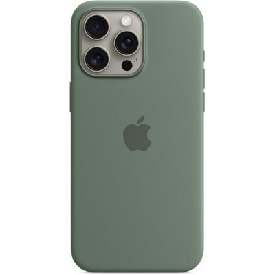Чехол Apple iPhone 15 Pro Max Silicone Case with MagSafe - Cypress - фото 25169