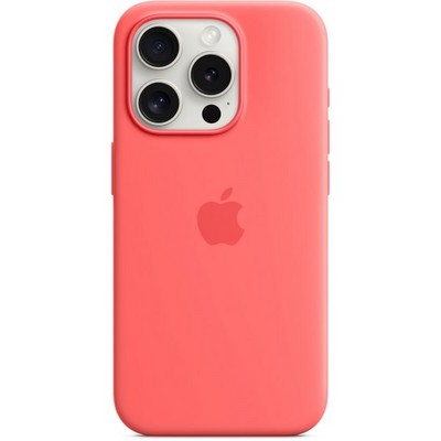 Чехол Apple iPhone 15 Pro Silicone Case with MagSafe - Guava - фото 25202