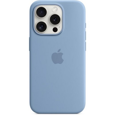 Чехол Apple iPhone 15 Pro Silicone Case with MagSafe - Winter Blue - фото 25214