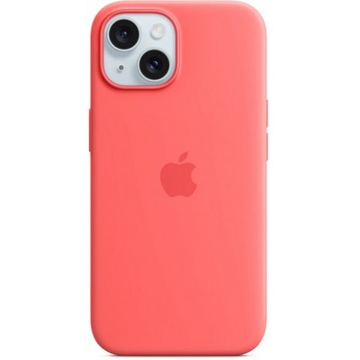 Чехол Apple iPhone 15 Silicone Case with MagSafe - Guava - фото 25226
