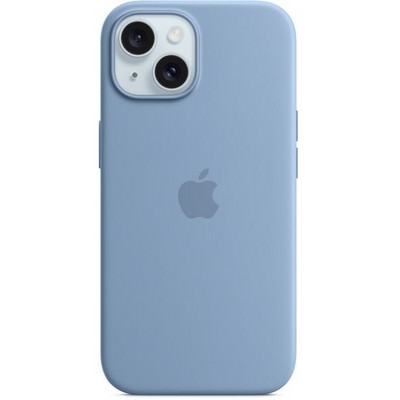 Чехол Apple iPhone 15 Silicone Case with MagSafe - Winter Blue - фото 25238