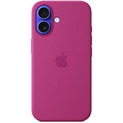 Чехол Apple iPhone 16 Silicone Case with MagSafe – Fuchsia - фото 25385