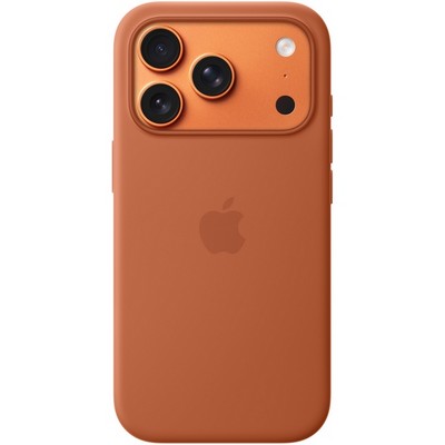 Чехол Apple iPhone 17 Pro Silicone Case with MagSafe Orange - фото 25666