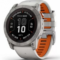 Умные часы Garmin Fenix 7X Pro Sapphire Solar Titanium wt Fog Gray Band 010-02778-14
