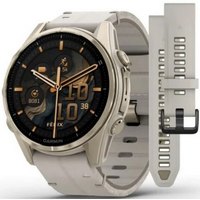 Умные часы Garmin Fenix 8 43mm Amoled Sapphire Soft Gold Leather 010-02903-40