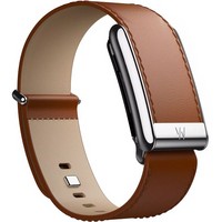 Кожаный люксовый ремешок Whoop LeatherLuxe Straight 5.0 Chestnut/Cream with Titanium
