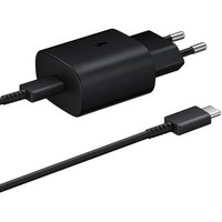 Сетевое зарядное устройство Samsung EP-TA800 25W Type-C Black с кабелем