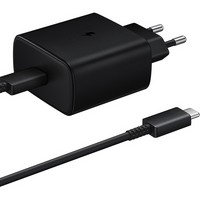 Сетевое зарядное устройство Samsung EP-TA845 45W Type-C Black с кабелем