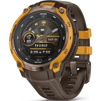 Умные часы Garmin Instinct Crossover Amoled Bronze Sunburst Cocoa 010-03398-01