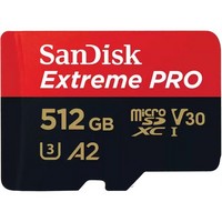 Карта памяти SanDisk Extreme Pro 512GB microSDXC UHS-I + SD адаптер (SDSQXCD-512G-GN6MA)
