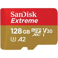 Карта памяти SanDisk Extreme 128GB microSDXC UHS-I (SDSQXAA-128G-GN6MN)