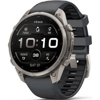 Умные часы Garmin Fenix 9 Pro 47mm Amoled Sapphire Titanium with Graphite/Black Silicone Band (010-04336-26)