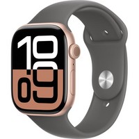 Умные часы Apple Watch Series 10 GPS 46mm Rose Gold Aluminum Stone Gray Sport Band