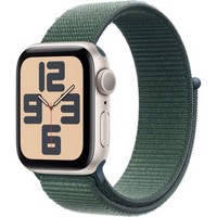Умные часы Apple Watch SE 2 (2024) GPS 40mm Starlight Aluminium Lake Green Sport Loop