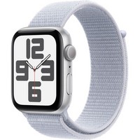 Умные часы Apple Watch SE 2 (2024) GPS 44mm Silver Aluminium Blue Cloud Sport Loop