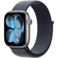 Умные часы Apple Watch Series 11, 42 mm, Space Gray Aluminium Anchor Blue Sport Loop