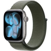 Умные часы Apple Watch Series 11, 42 mm, Space Gray Aluminium Forest Sport Loop
