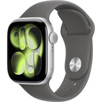 Умные часы Apple Watch Series 11, 42 mm, Silver Aluminium Stone Gray Sport Band
