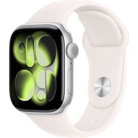 Умные часы Apple Watch Series 11, 42 mm, Silver Aluminium Light Blush Sport Band