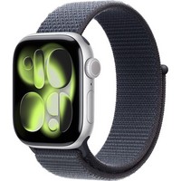 Умные часы Apple Watch Series 11, 42 mm, Silver Aluminium Anchor Blue Sport Loop