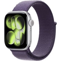 Умные часы Apple Watch Series 11, 42 mm, Silver Aluminium Purple Fog Sport Loop