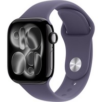 Умные часы Apple Watch Series 11, 42 mm, Jet Black Aluminium Purple Fog Sport Band