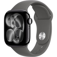 Умные часы Apple Watch Series 11, 42 mm, Jet Black Aluminium Stone Gray Sport Band