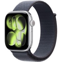 Умные часы Apple Watch Series 11, 46 mm, Silver Aluminium Anchor Blue Sport Loop