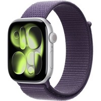 Умные часы Apple Watch Series 11, 46 mm, Silver Aluminium Purple Fog Sport Loop