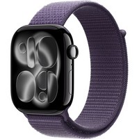 Умные часы Apple Watch Series 11, 46 mm, Jet Black Aluminium Purple Fog Sport Loop