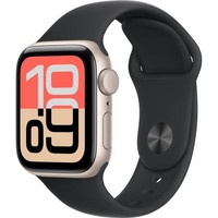Умные часы Apple Watch SE 3, 40 mm, Starlight Aluminium Black Sport Band