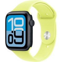 Умные часы Apple Watch SE 3, 44 mm, Midnight Aluminium Neon Yellow Sport Band