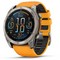 Умные часы Garmin Fenix 8 51mm Amoled Sapphire Carbon Gray DLC Titanium with Spark Orange Silicone 010-02905-11 - фото 27846
