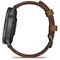 Умные часы Garmin Venu 4 45mm Slate Black Leather Brown 010-03014-03 - фото 28462