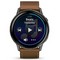 Умные часы Garmin Venu 4 45mm Slate Black Leather Brown 010-03014-03 - фото 28464