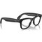 Умные очки Ray-Ban Wayfarer RW4008 Matte Black/ Transitions Graphite Green lenses Size L (53mm) - фото 29939