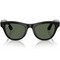 Умные очки Ray-Ban Skyler RW4010 Shiny Black/Green lenses Size M (52mm) - фото 29925