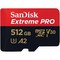 Карта памяти SanDisk Extreme Pro 512GB microSDXC UHS-I + SD адаптер (SDSQXCD-512G-GN6MA) - фото 31893