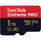 Карта памяти SanDisk Extreme Pro 1TB microSDXC UHS-I + SD адаптер (SDSQXCD-1T00-GN6MA) - фото 31907