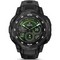 Умные часы Garmin Instinct Crossover Amoled Tactical Black with Black SIlicone 010-03398-42 - фото 34265