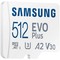 Карта памяти Samsung EVO Plus 512GB microSDXC + SD адаптер (MB-MC512SA) - фото 35229