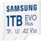 Карта памяти Samsung EVO Plus 1TB microSDXC + SD адаптер (MB-MC1T0SA) - фото 35233