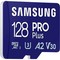 Карта памяти Samsung PRO Plus 128GB microSDXC + SD адаптер (MB-MD128SA) - фото 35239