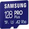 Карта памяти Samsung PRO Plus 128GB microSDXC + SD адаптер (MB-MD128SA) - фото 35240