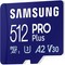 Карта памяти Samsung PRO Plus 512GB microSDXC + SD адаптер (MB-MD512SA) - фото 35251