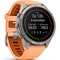 Умные часы Garmin Fenix 9 Pro 43mm Amoled Sapphire Titanium with Shell Pink/Autumn Orange Silicone Band (010-04335-06) - фото 37040
